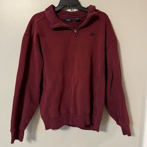 Izod Maroon Pullover Sweater